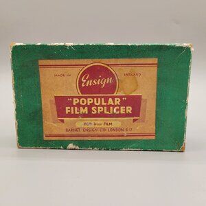 Ensign Ltd Popular Film Splicer for 8mm Film London England with Instructions